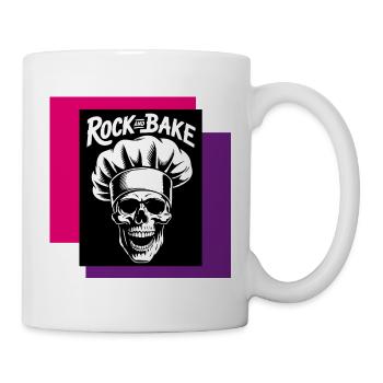 Rock and Bake Skull Chef - Tasse - Weiß - Rechts