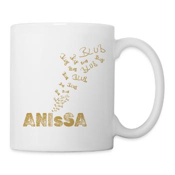 Anissa als Segeln - Tasse - Weiß - Rechts