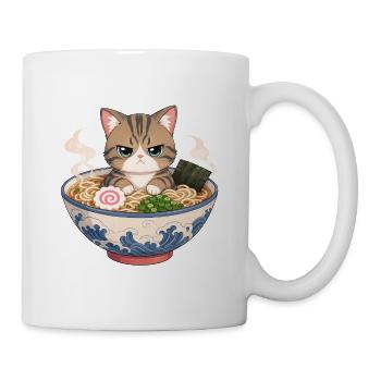 Katzenramen Meisterwerk - Tasse - Weiß - Rechts