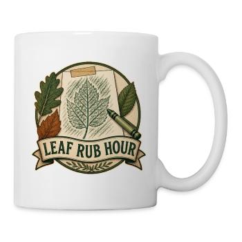 LEAF RUB HOUR - Mug - white - Right