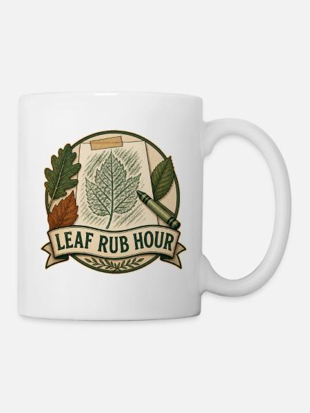 LEAF RUB HOUR - Tasse - Weiß