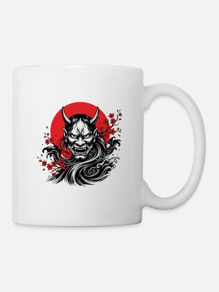 Oni MAsk - Mug - white