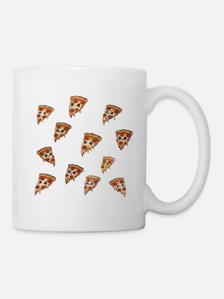 Pizza-Party - Tasse - Weiß