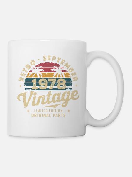 Vintage September 1978 Limited Edition September - Tasse - Weiß