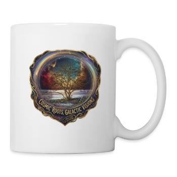 Cosmic Tree and Galactic Visions - Mug - white - Right