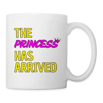 THE PRINCESS HAS ARRIVED, KANN LOSGEHEN MAUS - Tasse - Weiß - Rechts