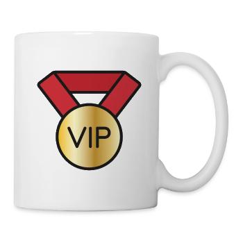 VIP-Goldmedaille - Tasse - Weiß - Rechts