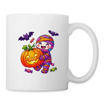 Süße Mama mit Kürbis-Halloween - Tasse - Weiß - Rechts