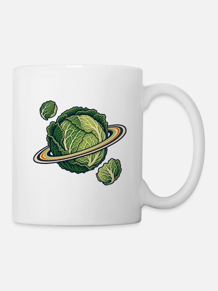 Kohlkosmos - Tasse - Weiß
