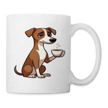 Whippet Windhund Whippets Windhundbesitzer - Tasse - Weiß - Rechts