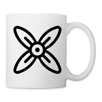 Propeller - Tasse - Weiß - Rechts