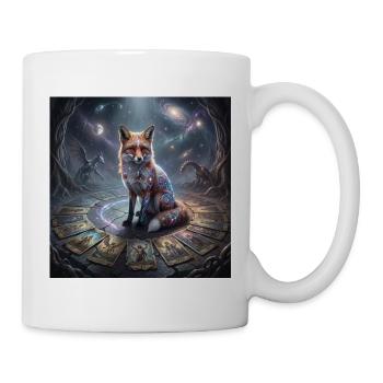 tarot_fox - Tasse - Weiß - Rechts