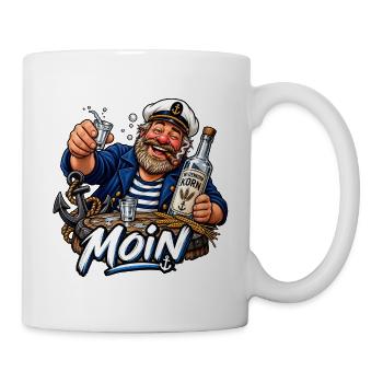 Seemann Weizenkorn Korn Moin - Tasse - Weiß - Rechts