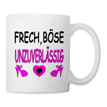 High Heels - Tasse - Weiß - Rechts