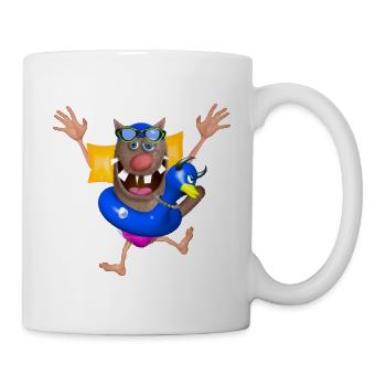 Foufou – Es lebe die Feiertage! - Tasse - Weiß - Rechts