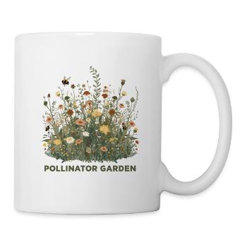 Pollinator Garden – Hummeln & Wildblumen - Tasse - Weiß - Rechts