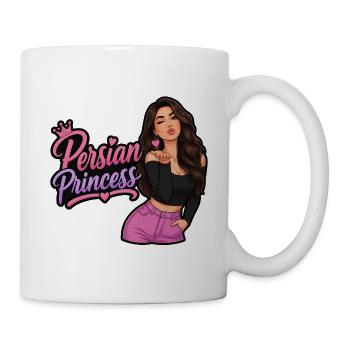 Persian Princess Kiss - Tasse - Weiß - Rechts