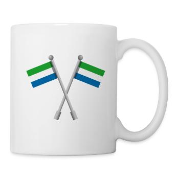 Sierra Leone-Flagge - Tasse - Weiß - Rechts