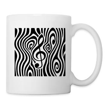 wood music - Tasse - Weiß - Rechts