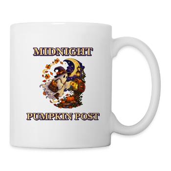 Mitternachts-Kürbisposten - Tasse - Weiß - Rechts