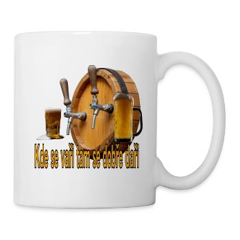 Wo man BIER braut = da lässt sich's gut leben - Tasse - Weiß - Rechts