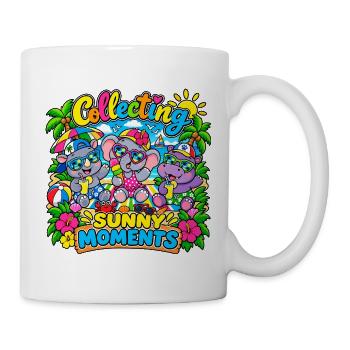 Sonnige Momente - Tasse - Weiß - Rechts