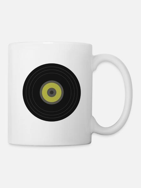 Vinyl - Tasse - Weiß