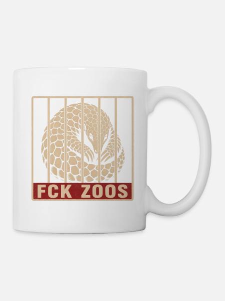 FCK Zoos Pangolin - Tasse - Weiß