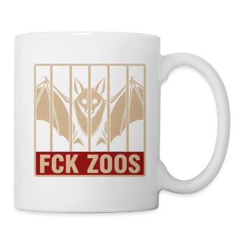 FCK Zoos Flughund - Tasse - Weiß - Rechts