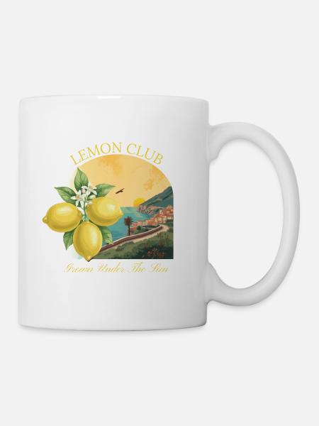 Lemon Club – Vintage Summer - Tasse - Weiß
