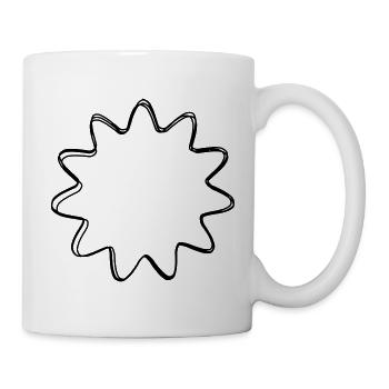 Siegel handgezeichnet - Tasse - Weiß - Rechts
