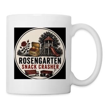 Rosengarten Snack Crasher - Tasse - Weiß - Rechts