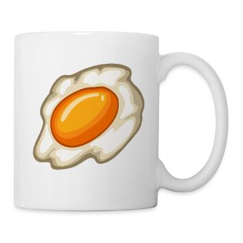 Sunny Fried Egg Illustration - Tasse - Weiß - Rechts