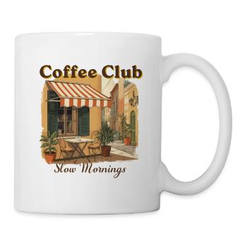 Coffee Club – Slow Mornings - Tasse - Weiß - Rechts