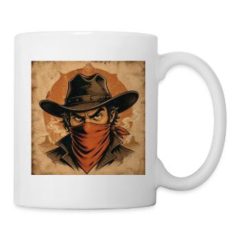 Westlicher Schatten in Bandana - Tasse - Weiß - Rechts