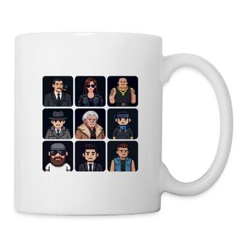 Pixel Gangster Ensemble - Tasse - Weiß - Rechts