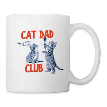 Cat Babbo Club – Das Leben ist besser mit Katzen - Tasse - Weiß - Rechts