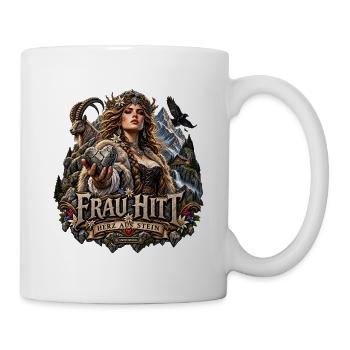 SZWENP - Tiroler Edition Alpenherz Frau Hitt - Tasse - Weiß - Rechts