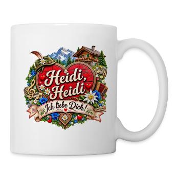 SZWENP – Oktober Herbstfest Heidi - Tasse - Weiß - Rechts