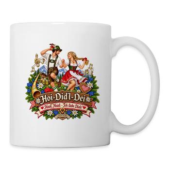 SZWENP – Oktober Herbstfest Hoi Didl Dei - Tasse - Weiß - Rechts