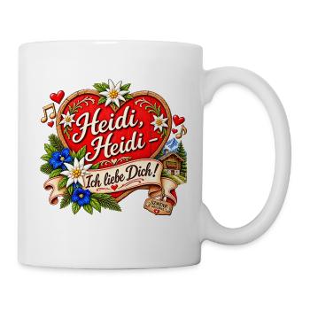 SZWENP – Oktober Herbstfest Heidi - Tasse - Weiß - Rechts
