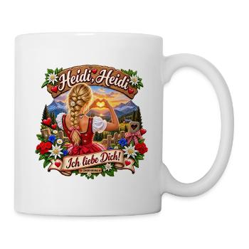 SZWENP – Oktober Herbstfest Heidi - Tasse - Weiß - Rechts