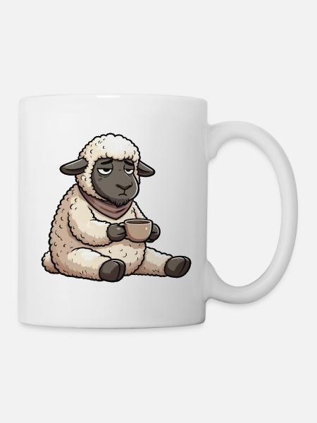 Schaf Schafe Schäfer Schafhalter Schafbock - Tasse - Weiß