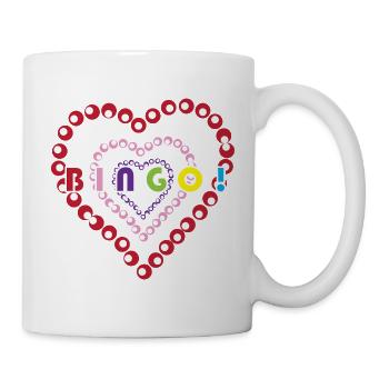 Bingo - Tasse - Weiß - Rechts