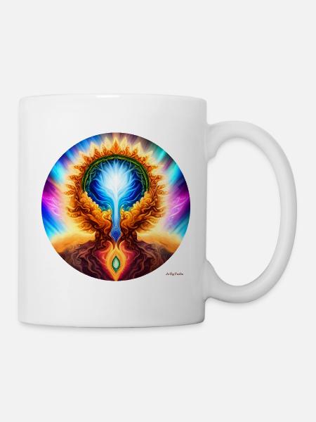 Baum des Wissens. - Tasse - Weiß