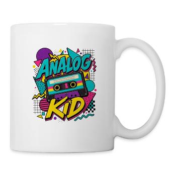 Analog Kid Retro - Tasse - Weiß - Rechts