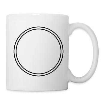 Kreis - Tasse - Weiß - Rechts