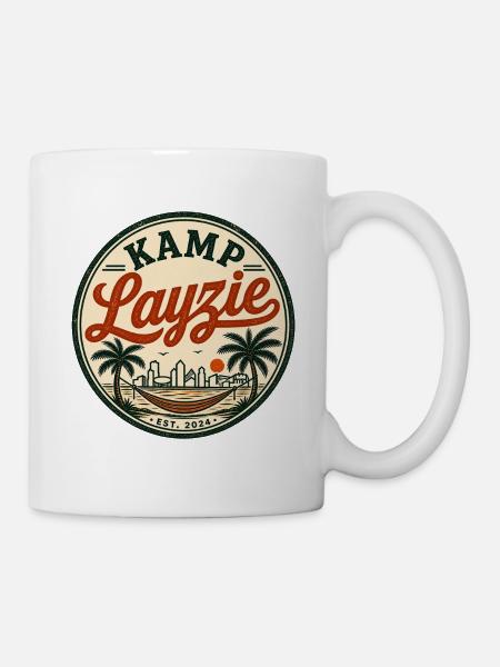 CAMP LAYZIE - Tasse - Weiß