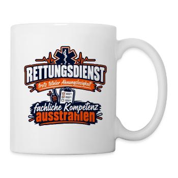 Rettungsdienst Humor Australien - Tasse - Weiß - Rechts