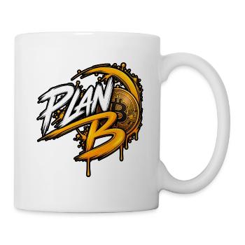 Plan B Bitcoin - Tasse - Weiß - Rechts
